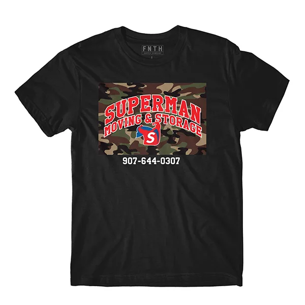 Superman Moving Company Camo T-Shirt