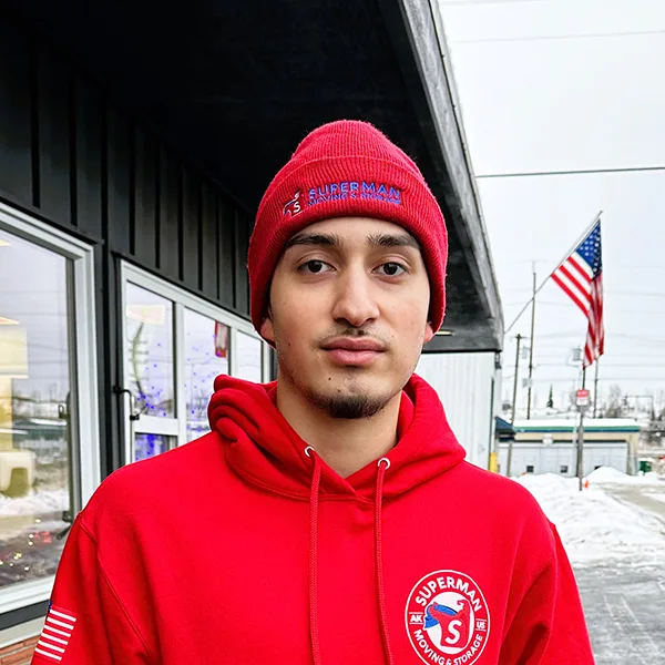 Superman Moving Red Winter Beanie
